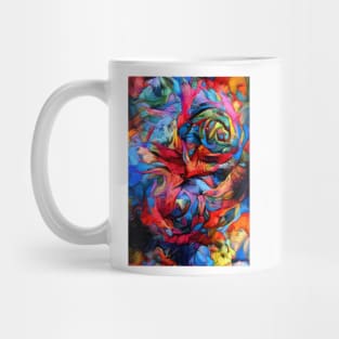 Knitted Flowers Mug